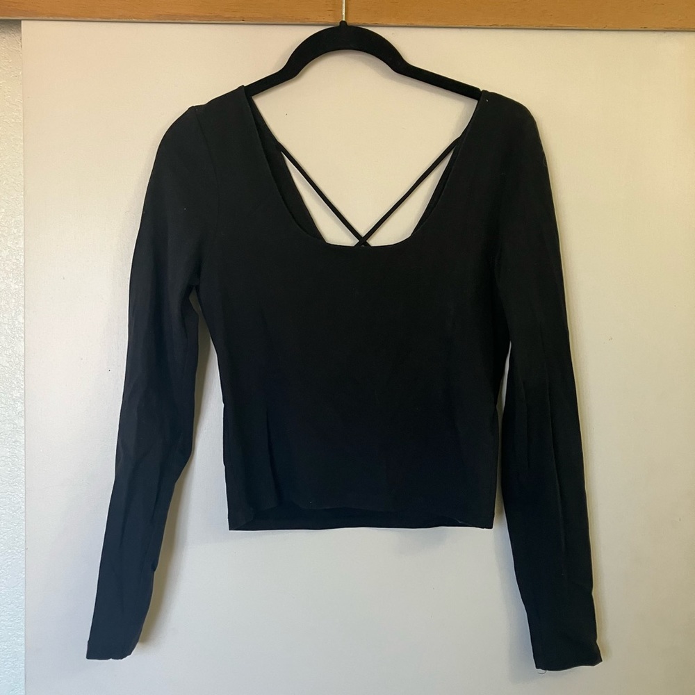 3/$20 Only long sleeve cropped tee